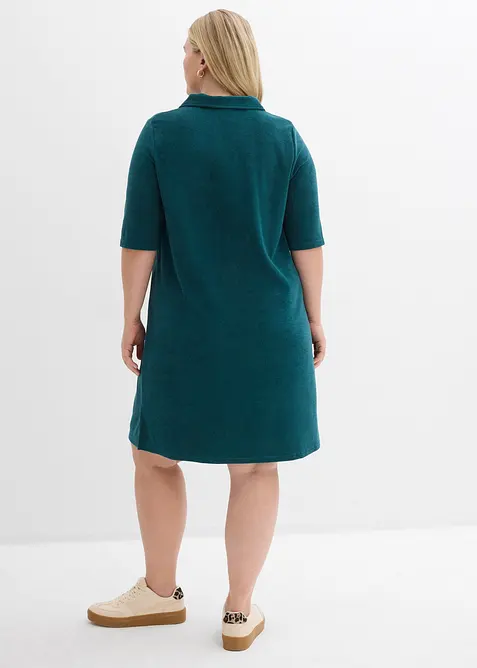 Robe midi avec col polo, bonprix