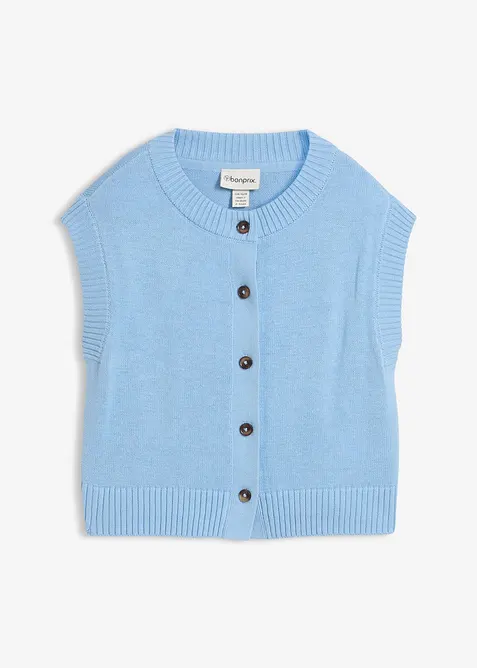 Gilet sans manches en maille, bonprix