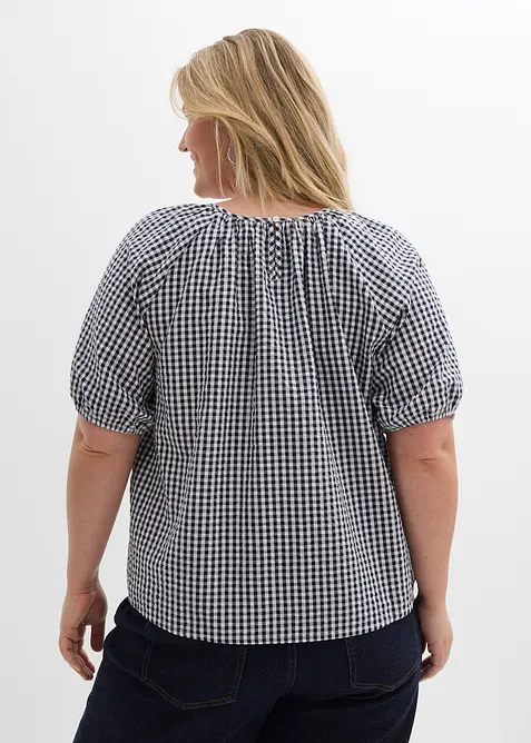 Blouse &agrave; manches courtes 100% coton, bonprix