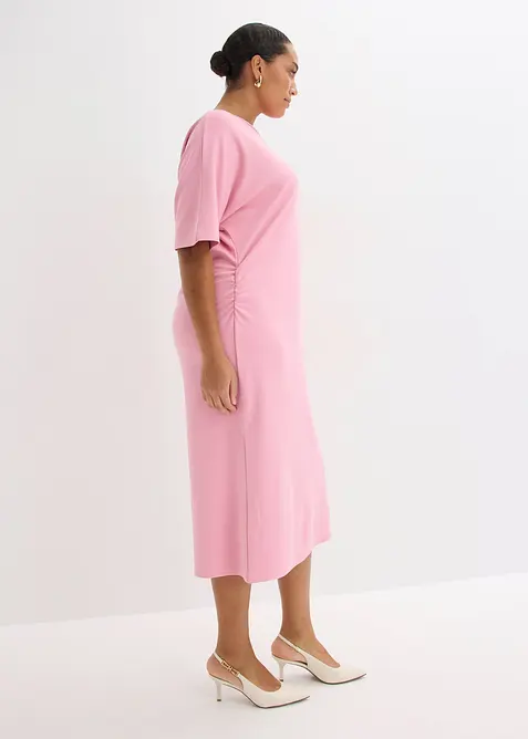Robe midi en Punto di Roma confortable, bonprix