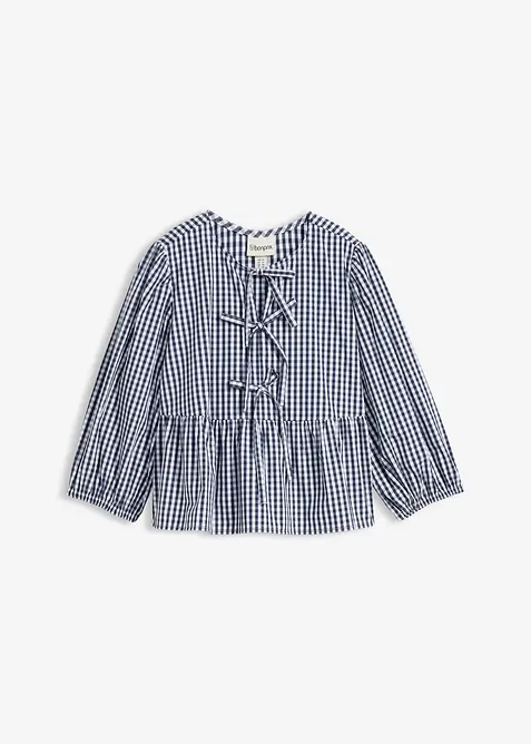 Blouse &agrave; nouettes, bonprix