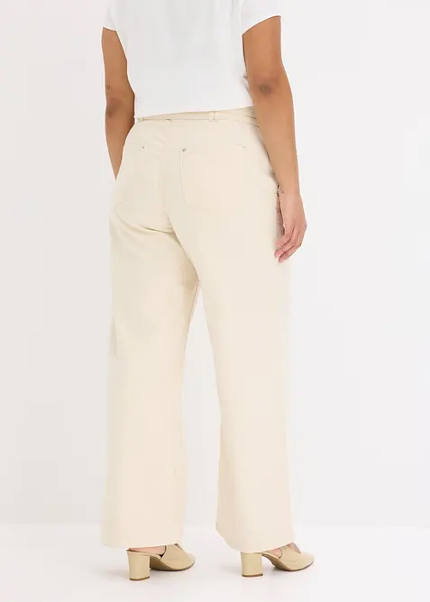 Pantalon en twill 100% coton, bonprix