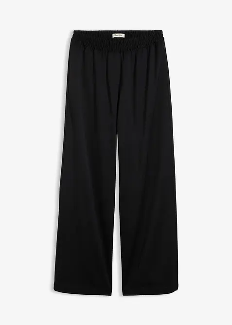 Pantalon palazzo &agrave; taille &eacute;lastiqu&eacute;e, bonprix