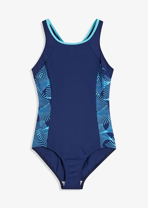 Maillot 1&nbsp;pi&egrave;ce sportif avec empi&egrave;cements sur les c&ocirc;t&eacute;s, bonprix