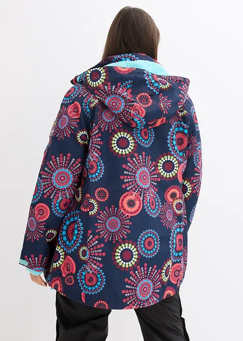 Veste fonctionnelle 3 en 1 &agrave; capuche, imperm&eacute;able, bonprix