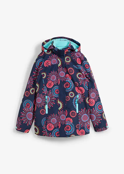 Veste fonctionnelle 3 en 1 &agrave; capuche, imperm&eacute;able, bonprix