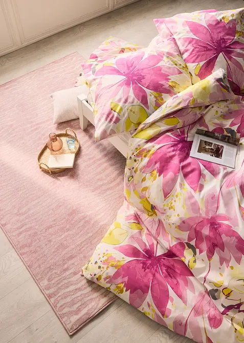 Parure de lit en coton m&eacute;lang&eacute;, bonprix