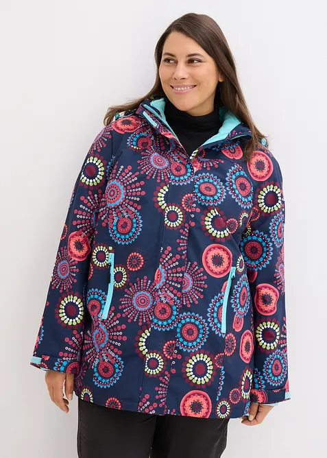 Veste fonctionnelle 3 en 1 &agrave; capuche, imperm&eacute;able, bonprix