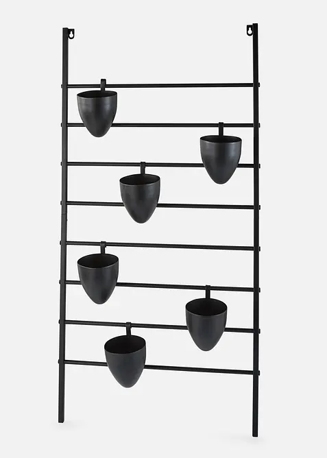 &Eacute;tag&egrave;re haute avec six pots de fleurs, bonprix