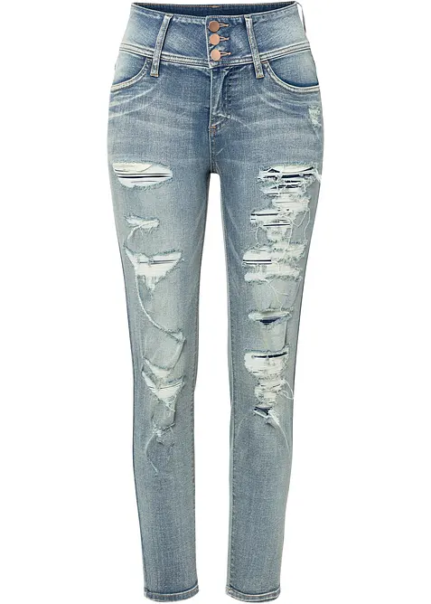 Jean skinny taille haute, extensible, bonprix