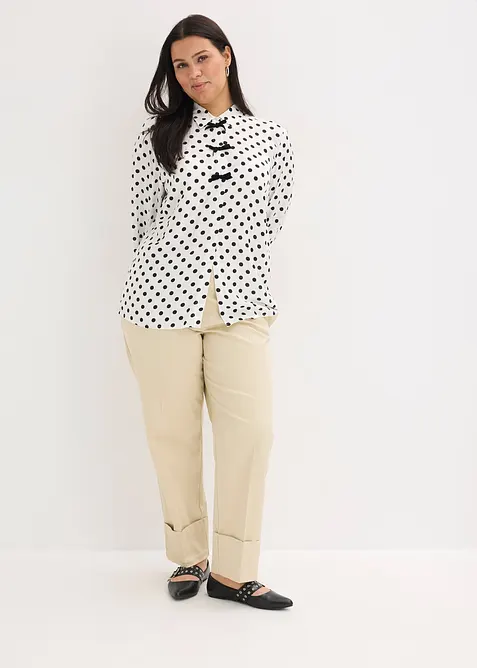 Pantalon chino en coton majoritaire, bonprix