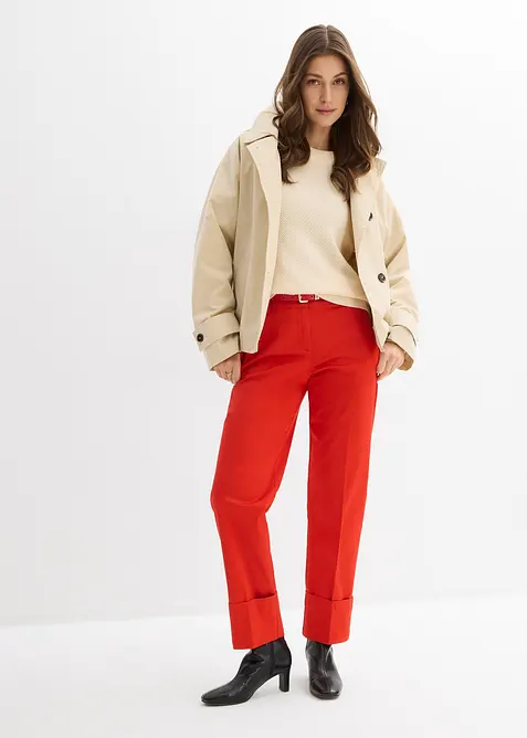 Pantalon chino en coton majoritaire, bonprix