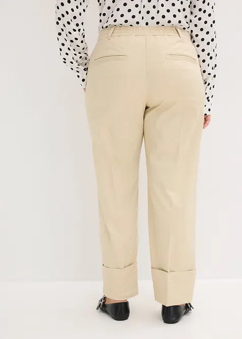 Pantalon chino en coton majoritaire, bonprix