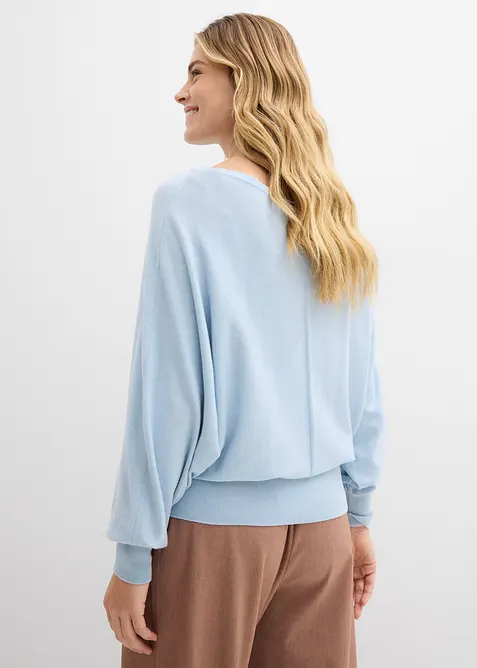 Pull &agrave; manches chauve-souris, bonprix
