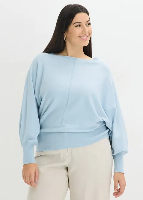 Pull &agrave; manches chauve-souris, bonprix