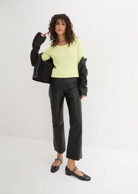 T-shirt manches longues 100% coton, bonprix