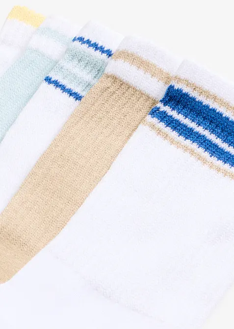 Lot de 5&nbsp;paires de chaussettes de sport, bonprix
