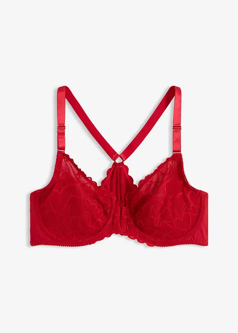 Soutien-gorge agraf&eacute; devant avec dentelle, bonprix