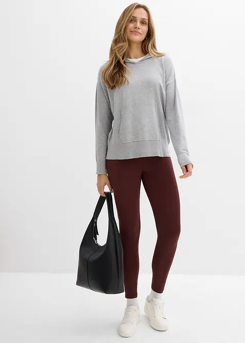 Legging chaud &agrave; taille &eacute;lastiqu&eacute;e, bonprix