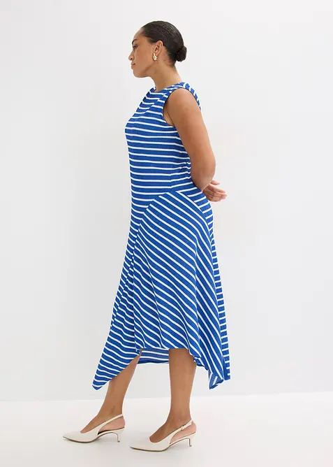 Robe longue &agrave; base asym&eacute;trique, bonprix