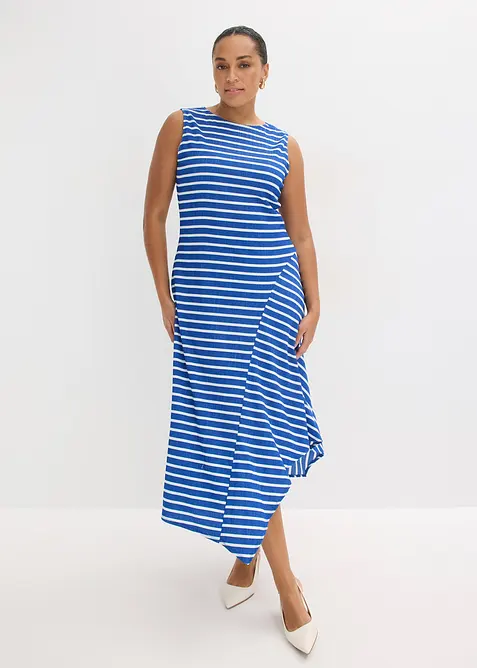 Robe longue &agrave; base asym&eacute;trique, bonprix