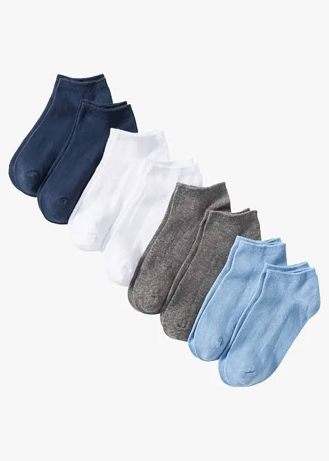 Lot de 8 paires de chaussettes courtes, bonprix