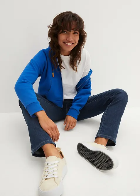 Jean droit taille normale, extensible, bonprix