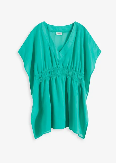 Tunique de plage transparente &agrave; col V, bonprix