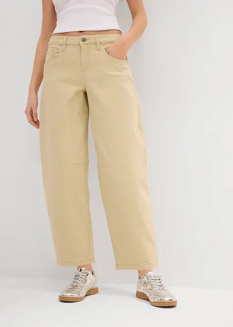 Pantalon en twill de coton extensible, bonprix