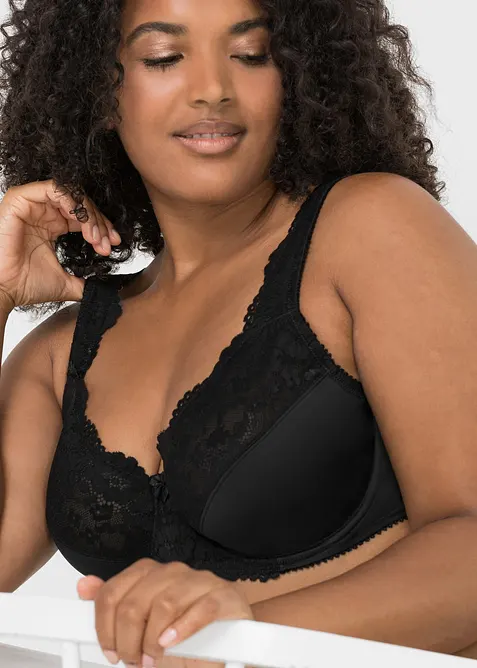 Lot de 2 soutiens-gorge minimiseurs &agrave; bretelles rembourr&eacute;es, bonprix