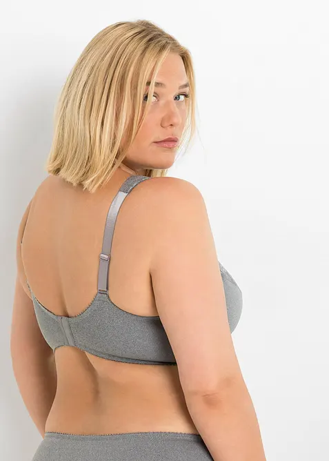 Lot de 2 soutiens-gorge minimiseurs &agrave; bretelles rembourr&eacute;es, bonprix