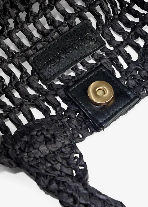 Sac &agrave; bandouli&egrave;re aspect paille, bonprix