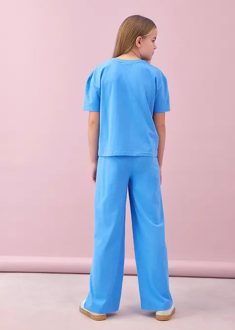 T-shirt et pantalon (ens. 2 pces) en coton extensible, bonprix