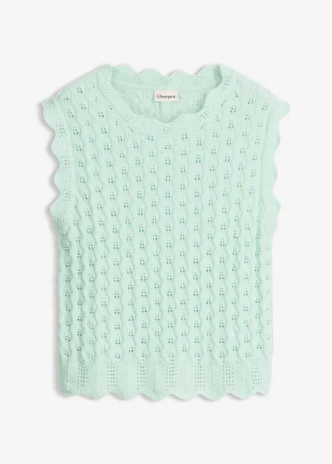 Top en maille 100% coton, bonprix