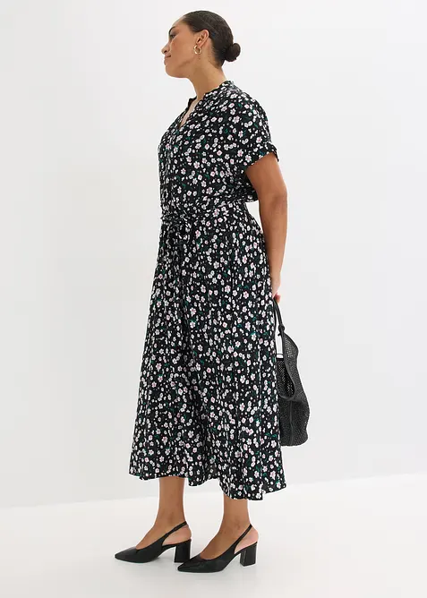 Robe-chemise fluide en viscose, bonprix