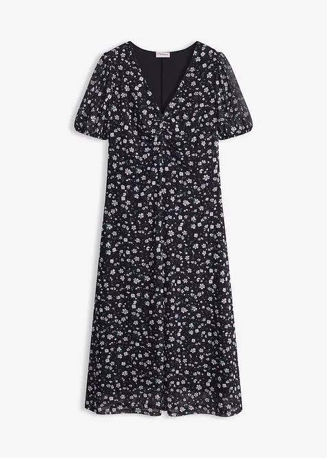 Robe &eacute;vas&eacute;e en jersey, bonprix