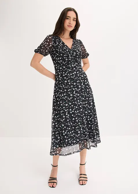 Robe &eacute;vas&eacute;e en jersey, bonprix