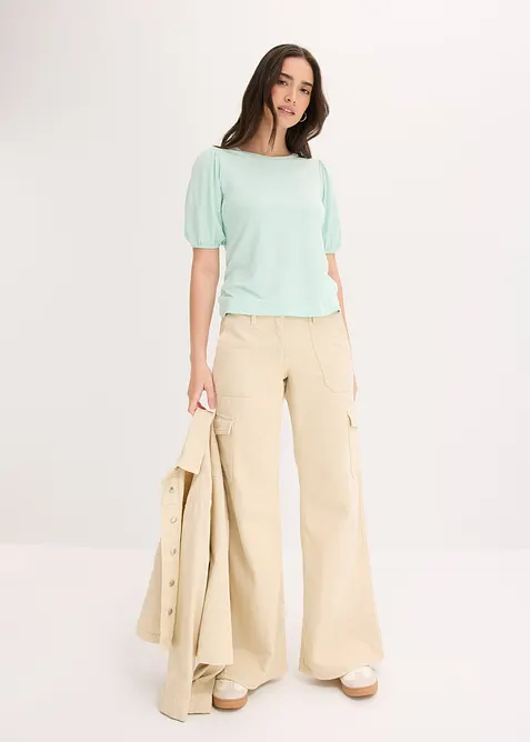 T-shirt doux en viscose extensible, bonprix