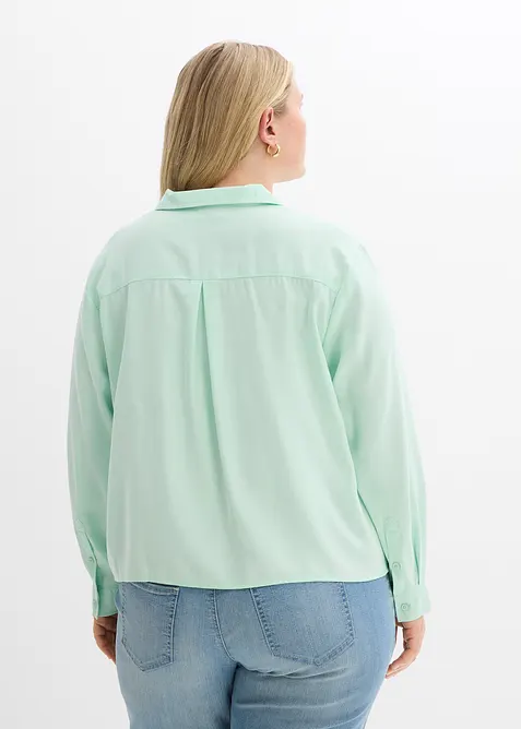 Tunique ample en viscose m&eacute;lang&eacute;e, bonprix