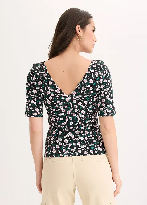 T-shirt en coton extensible, bonprix