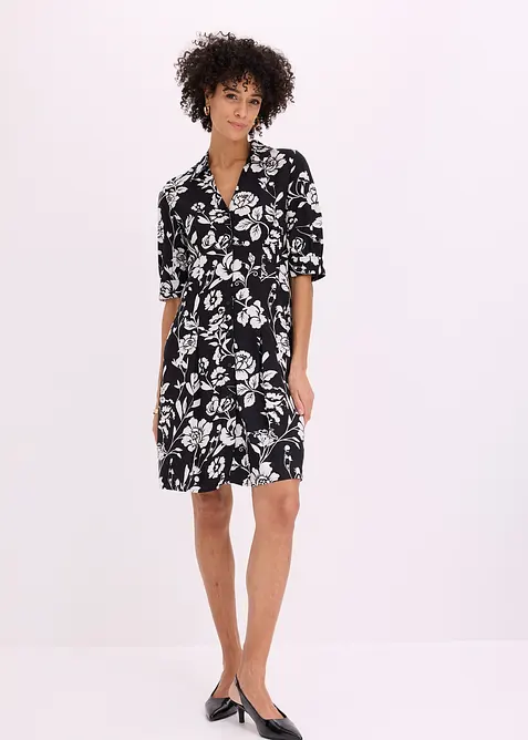 Robe-chemise en viscose fluide, bonprix