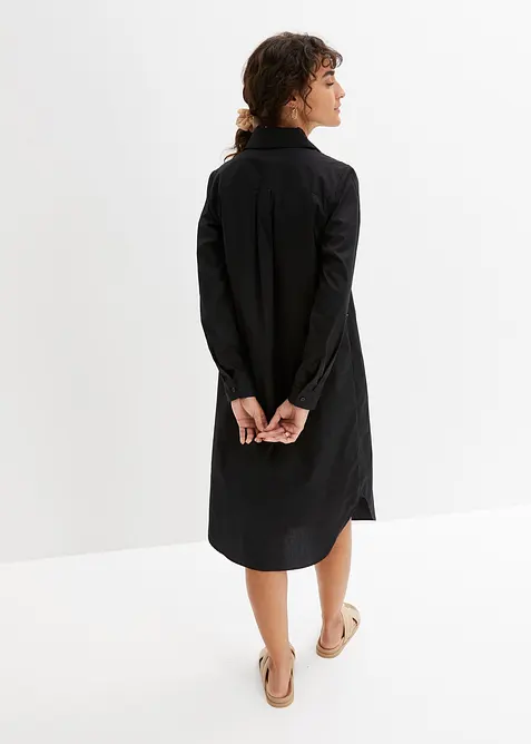 Robe-chemise en popeline de coton, bonprix