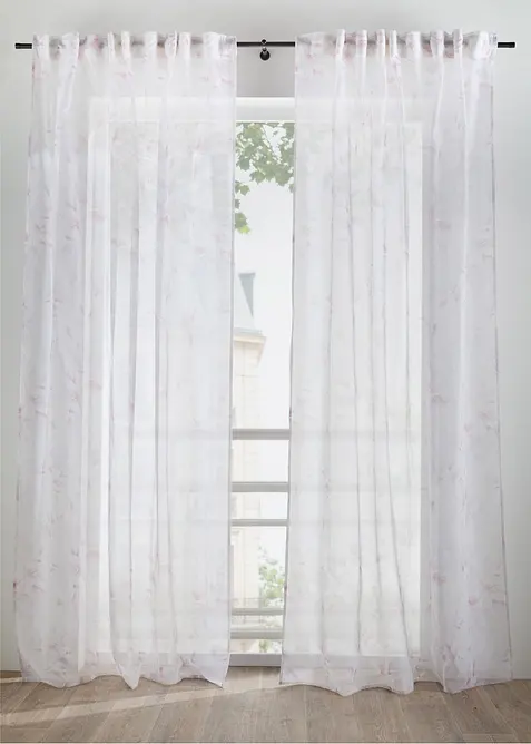 Rideau &agrave; imprim&eacute; floral (1 pce), bonprix