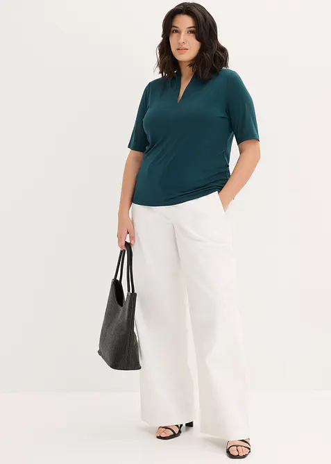 T-shirt &agrave; col calice, bonprix