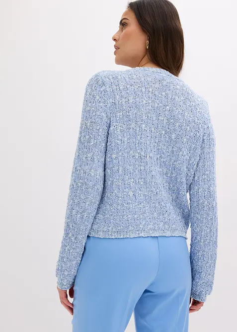 Gilet en maille bouclette, bonprix