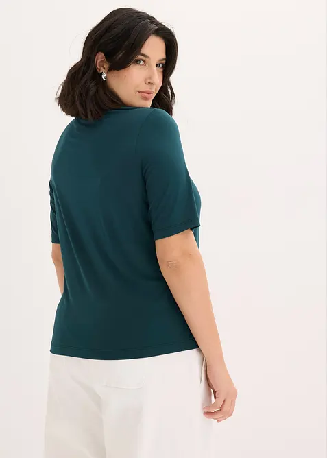 T-shirt &agrave; col calice, bonprix