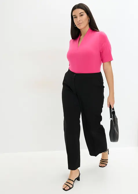 T-shirt &agrave; col calice, bonprix