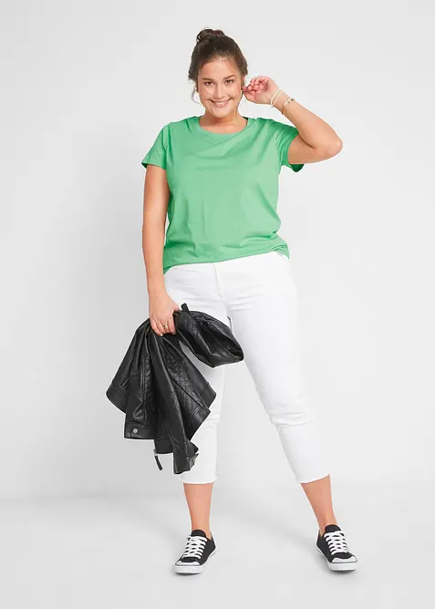 Lot de 5 T-shirts col rond, bonprix