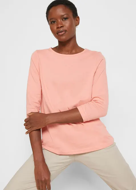 Lot de 5 T-shirts manches 3/4, bonprix