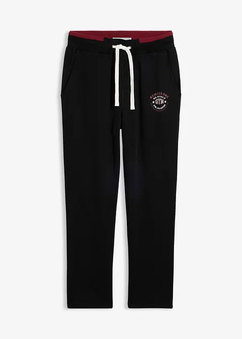 Pantalon de jogging avec d&eacute;tails sportifs, bonprix